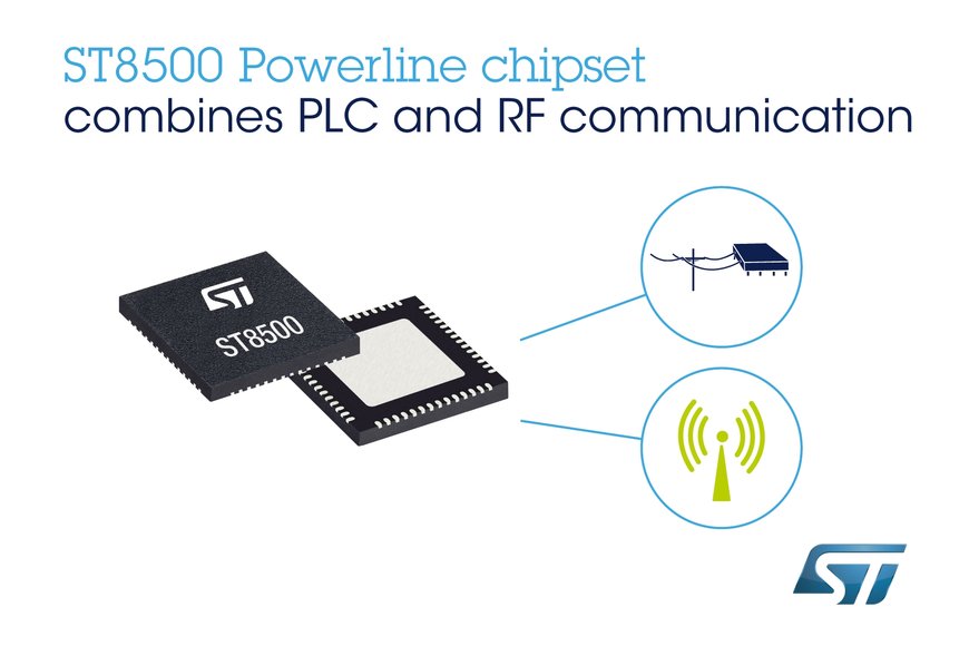STMicroelectronics Adds Wireless Support to Proven Smart-Meter Chipset for More Flexible, Scalable Smart Infrastructures